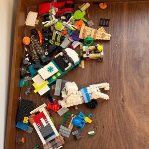 Lego Creative Building Set with Red, Blue, and Green Blocks